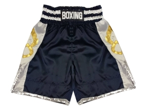 Personalized Boxing Shorts : KNBSH-029-Navy